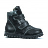 Botines para niños pequeños 32c negro combinado