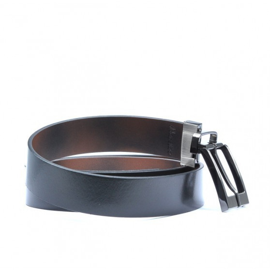 Cinturón hombre 08b bicolor negro+marrón