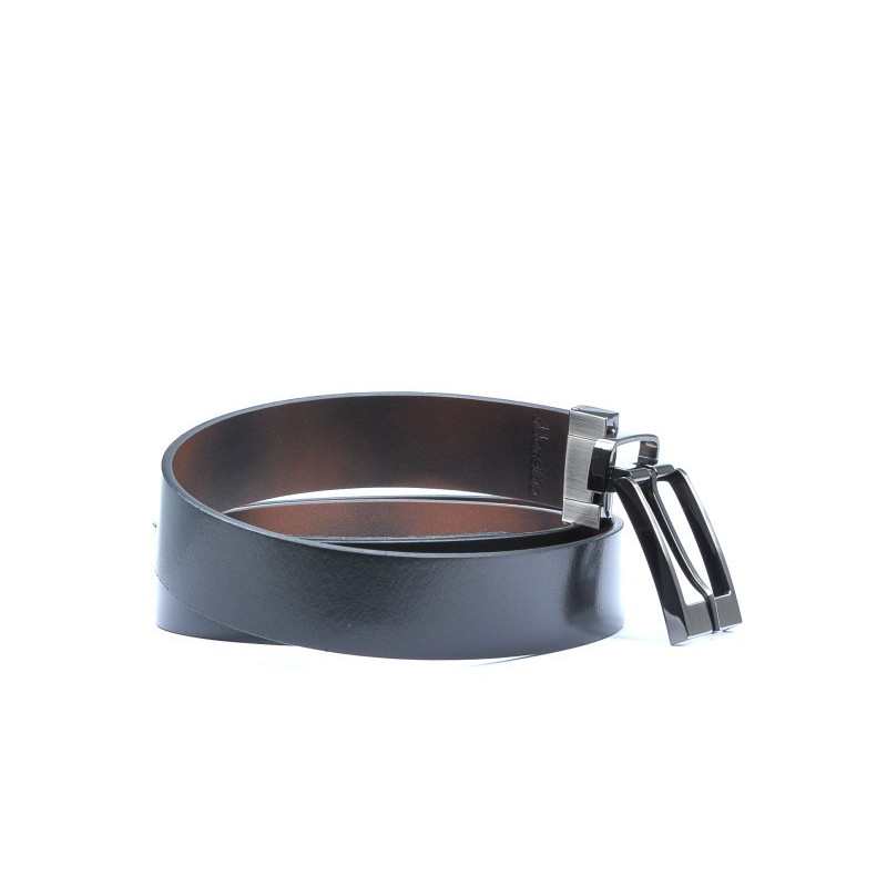 Cinturón hombre 08b bicolor negro+marrón