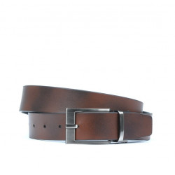 Cinturón hombre 08b bicolor negro+marrón