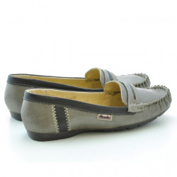 Mocasines mujer 619 arena+café