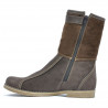 Botas mujer 3249 tuxon café combinado