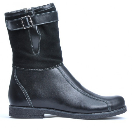 Botas de mujer 3249 negro combinado