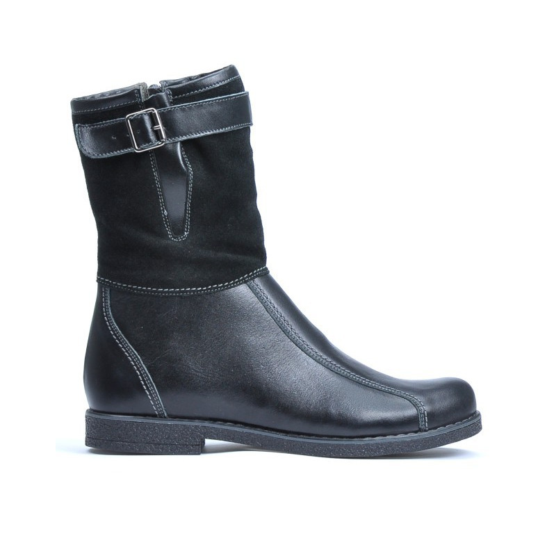 Botas de mujer 3249 negro combinado