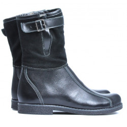 Botas de mujer 3249 negro combinado