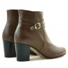 Botas mujer 1160b marrón piel