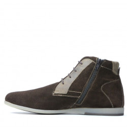 Botines hombre 474 café velur