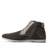 Botines hombre 474 café velur