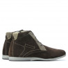 Botines hombre 474 café velur