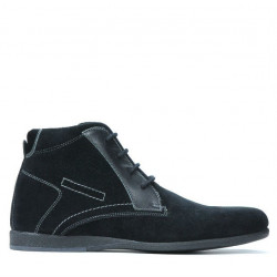 Botines hombre 474 negro ante