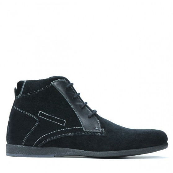 Botines hombre 474 negro ante