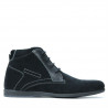 Botines hombre 474 negro ante