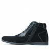 Botines hombre 474 negro ante