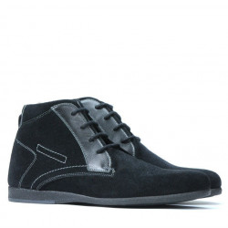 Botines hombre 474 negro ante