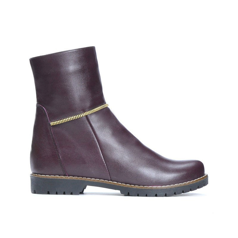 Botines mujer 3306 burdeos