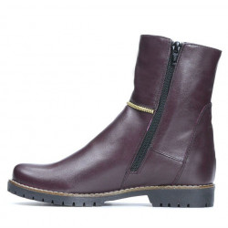 Botines mujer 3306 burdeos
