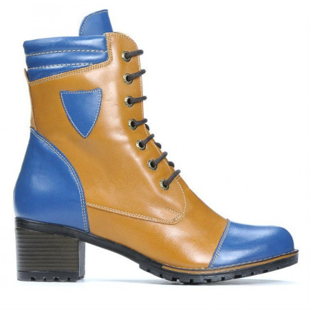 Botas de mujer 3279 índigo+marrón