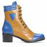 Botas de mujer 3279 índigo+marrón