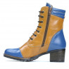 Botas de mujer 3279 índigo+marrón
