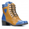 Botas de mujer 3279 índigo+marrón