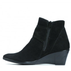 Botines de mujer 242 negro terciopelo