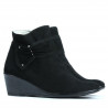Botines de mujer 242 negro terciopelo