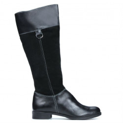 Botas mujer 3232 negro combinado