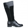 Botas mujer 3232 negro combinado