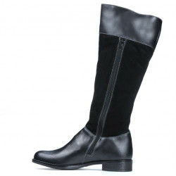 Botas mujer 3232 negro combinado