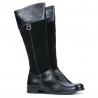 Botas mujer 3232 negro combinado