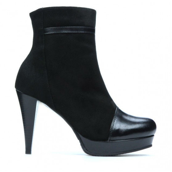 Botas de mujer 1130 ante negro combinado