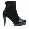 Botas de mujer 1130 ante negro combinado