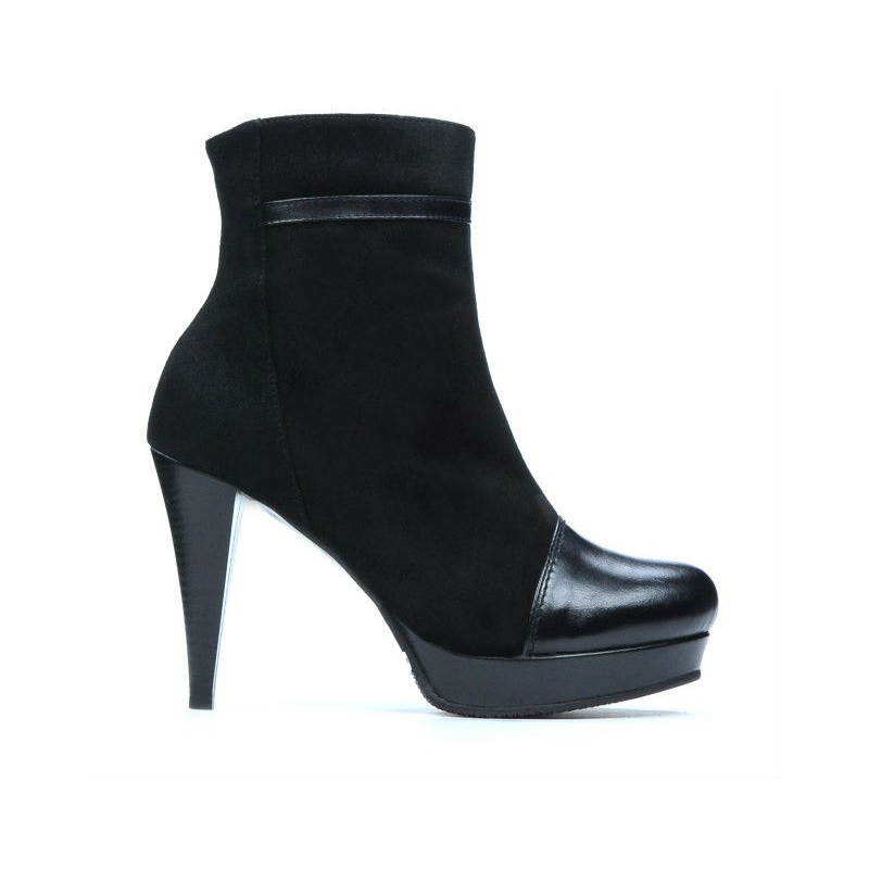 Botas de mujer 1130 ante negro combinado
