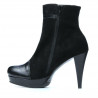 Botas de mujer 1130 ante negro combinado