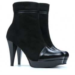 Botas de mujer 1130 ante negro combinado