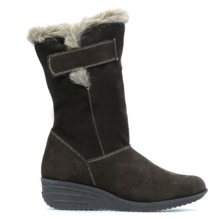 Botas mujer 3246 café velur