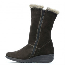 Botas mujer 3246 café velur