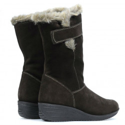 Botas mujer 3246 café velur
