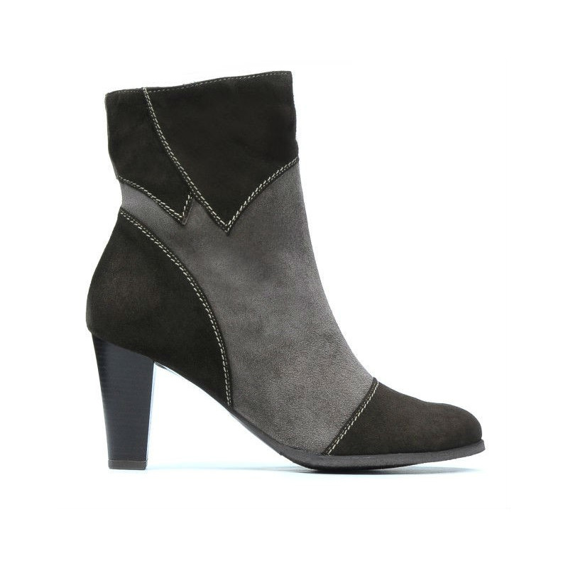 Botines de mujer 1134 arena antílope combinado