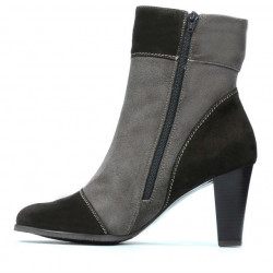 Botines de mujer 1134 arena antílope combinado