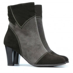 Botines de mujer 1134 arena antílope combinado