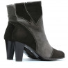 Botines de mujer 1134 arena antílope combinado