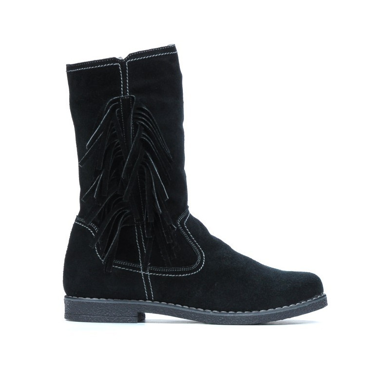 Botas de mujer 3242 negro ante