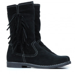 Botas de mujer 3242 negro ante