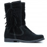 Botas de mujer 3242 negro ante