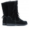 Botas de mujer 3242 negro ante