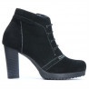 Botines de mujer 1137 negro antílope
