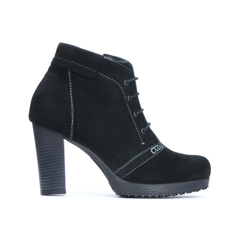 Botines de mujer 1137 negro antílope