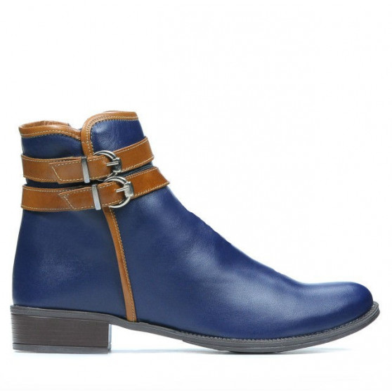Botas para dama 3262 índigo+marrón