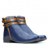 Botas para dama 3262 índigo+marrón